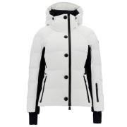 Witte Grenoble Jassen met Technische Fleece Inzetstukken Moncler , Whi...