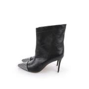 Pre-owned Leather boots Alexandre Vauthier Pre-owned , Black , Dames