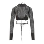 Long Sleeve Tops Andrea Adamo , Black , Dames