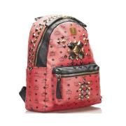 Pre-owned Canvas backpacks MCM Pre-owned , Pink , Dames