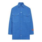 Normaal shirt Heron Preston , Blue , Heren