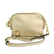 Pre-owned Leather shoulder-bags Marc Jacobs Pre-owned , Beige , Dames