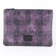 Pre-owned Canvas clutches Coach Pre-owned , Purple , Dames