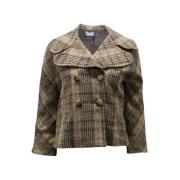 Pre-owned Wool outerwear Dolce & Gabbana Pre-owned , Brown , Dames