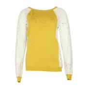 Pre-owned Fabric tops Moschino Pre-Owned , Yellow , Dames