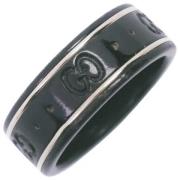 Metalen Ringen in Goede Staat Gucci Vintage , Black , Heren