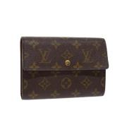 Pre-owned Canvas wallets Louis Vuitton Vintage , Brown , Dames