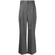 Wide Trousers Loulou Studio , Gray , Dames