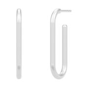 Link Hoops - Rhodium Julie Sandlau , Gray , Dames