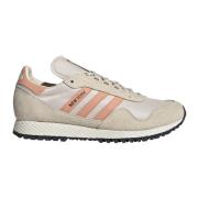 Verfijnde Vintage Runner Sneakers Adidas , Beige , Heren