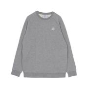 Essentials Crewneck Sweatshirt Adidas , Gray , Heren