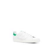 Klassieke Wit en Groen Stan Smith 80s Sneakers Adidas , White , Heren