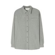Casual Overhemd American Vintage , Gray , Heren
