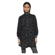 Short Dresses Antik Batik , Black , Dames