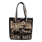 Geweven Venise tas Antik Batik , Black , Dames