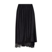 Rok met kanten afwerking Balenciaga , Black , Dames