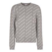 Sweatshirt Balenciaga , Gray , Dames