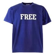 T-shirts Balenciaga , Blue , Heren