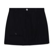 Wollen rok Balenciaga , Black , Dames