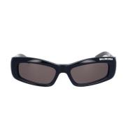 Stijlvolle en originele zonnebril Bb0266S 001 Balenciaga , Black , Uni...