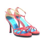 High Heel Sandals Balenciaga , Red , Dames