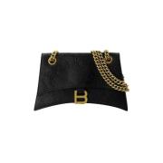 Leather crossbody-bags Balenciaga , Black , Dames