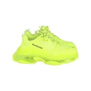 Nylon sneakers Balenciaga , Yellow , Dames