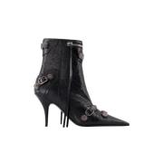 Pre-owned Leather boots Balenciaga , Black , Dames