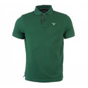 Klassieke Tartan Kraag Polo Shirt Barbour , Green , Heren