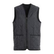 Blauwe Diamant Gewatteerde Vest voor Heren Barbour , Black , Heren