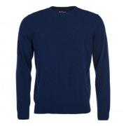 Ronde Hals Gebreide Trui, Essential Sweater Barbour , Blue , Heren