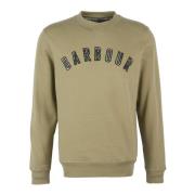 Klassieke Crew Neck Sweatshirt Barbour , Green , Heren