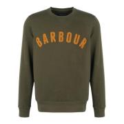 Vintage Logo Crew Sweatshirt Barbour , Green , Heren