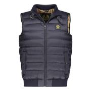 Gewatteerd Vest met Opstaande Kraag Belstaff , Blue , Heren