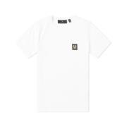 Klassiek Wit T-Shirt met Ronde Hals Belstaff , White , Heren