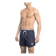 Blauwe Zwemshorts voor Mannen Bikkembergs , Blue , Heren