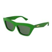 Sunglasses Bottega Veneta , Green , Dames