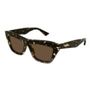 Sunglasses Bottega Veneta , Brown , Unisex