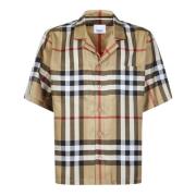 Shirt met korte mouwen Burberry , Beige , Heren