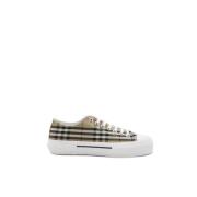 Vintage Check Sneakers Burberry , Beige , Heren