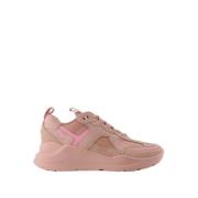 Ramsey Story Sneakers - Dusky Pink Leer Burberry , Pink , Dames