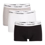 3-Pack Sportieve Zwarte Trunks Calvin Klein , White , Heren
