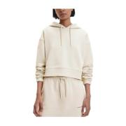 Twee-Tone Monogram Sweatshirt Calvin Klein , Beige , Dames