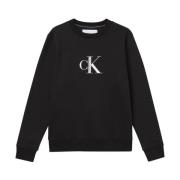 Institute Sweatshirt voor Heren Calvin Klein , Black , Heren