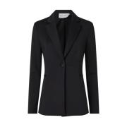 Moderne elegantie met zwarte jassen Calvin Klein , Black , Dames