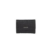 Kleine dames tri-fold portemonnee Calvin Klein , Black , Dames