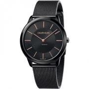 Minimalistisch Horloge - K3M21421 Calvin Klein , Black , Heren