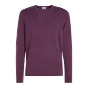 Merino Wol Fiets Trui Calvin Klein , Purple , Heren