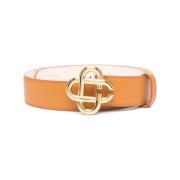 Trendy Leren Riem Casablanca , Brown , Dames