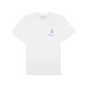 Casa Emblem Wit T-shirt Casablanca , White , Heren